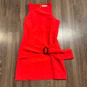 Red Amanda Uprichard dress